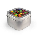 Square Window Tin - Chocolate Buttons